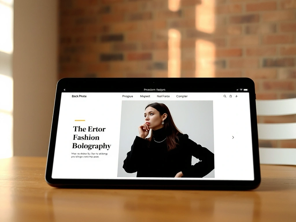 Původní verze landing page